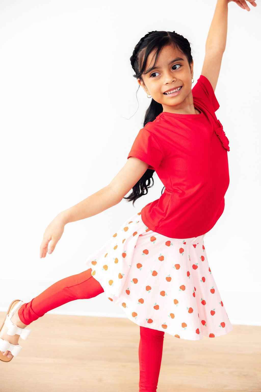An Apple a Day Twirl Skegging - Meera's Mini Mavericks