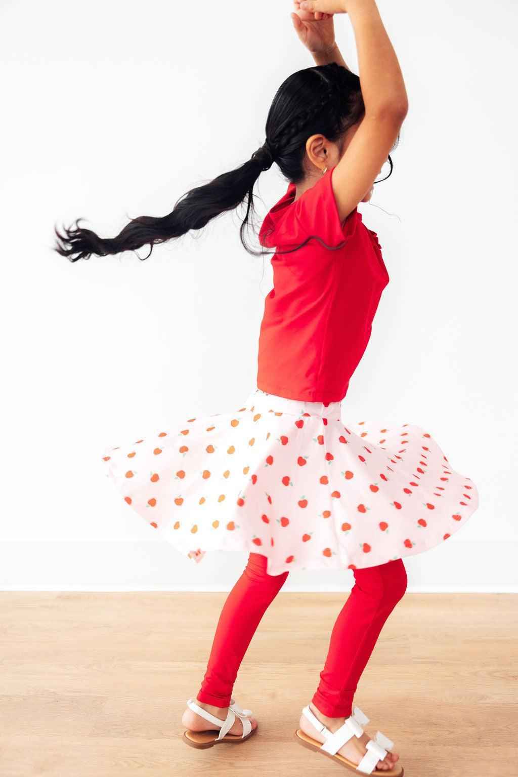 An Apple a Day Twirl Skegging - Meera's Mini Mavericks