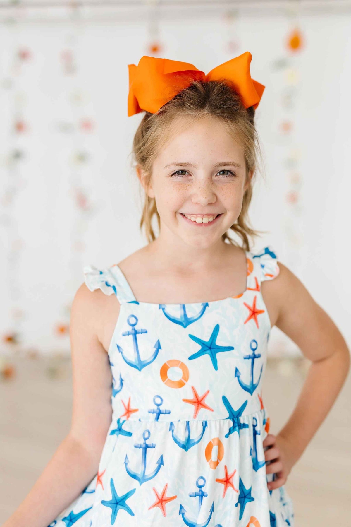 Anchors Away Ruffle Maxi Dress - Meera's Mini Mavericks