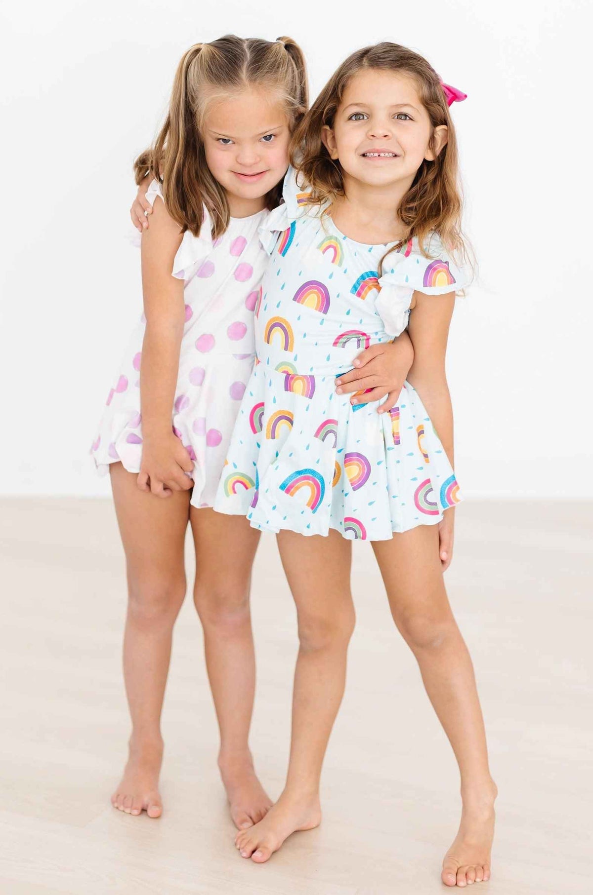 April Showers S/S Twirl Leotard - Meera's Mini Mavericks