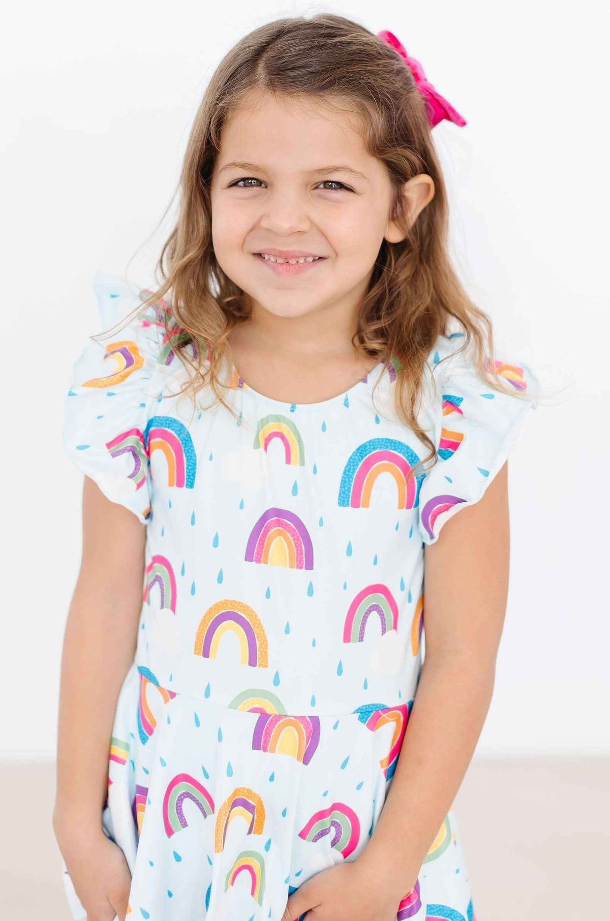 April Showers S/S Twirl Leotard - Meera's Mini Mavericks