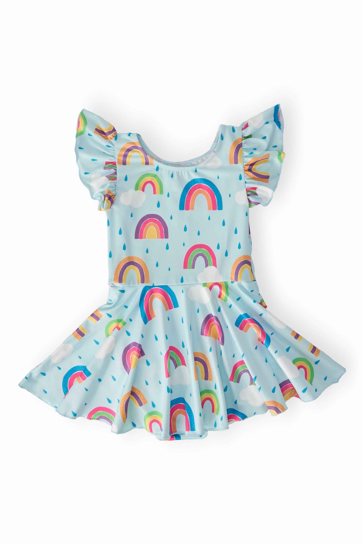 April Showers S/S Twirl Leotard - Meera's Mini Mavericks