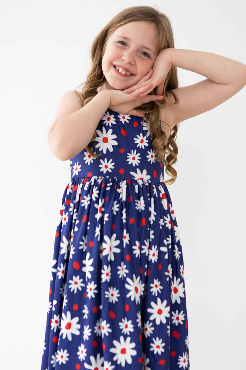 Baby You're a Firework Tank Twirl Dress - Meera's Mini Mavericks