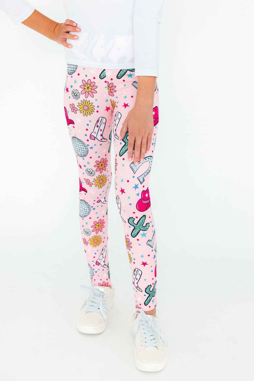 Boots & Bling Leggings - Meera's Mini Mavericks