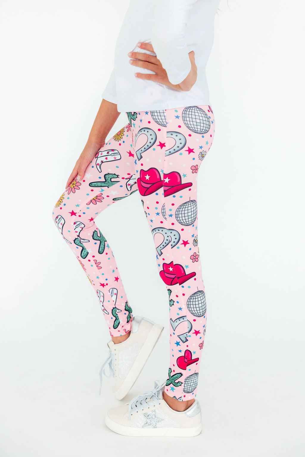 Boots & Bling Leggings - Meera's Mini Mavericks