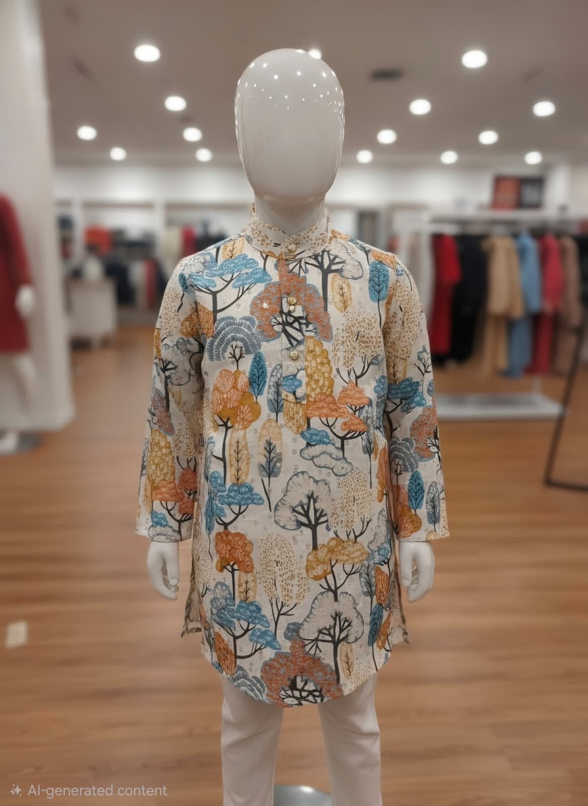 Boys’ Premium Festive Chikankari 2-Piece Kurta Pyjama Set