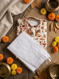 Boys’ Premium Festive Geometric 2-Piece Kurta Pyjama Set