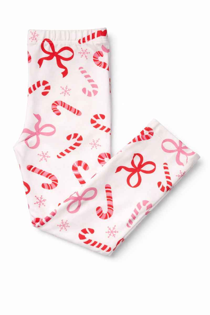 Candy Cane Lane Leggings - Meera's Mini Mavericks