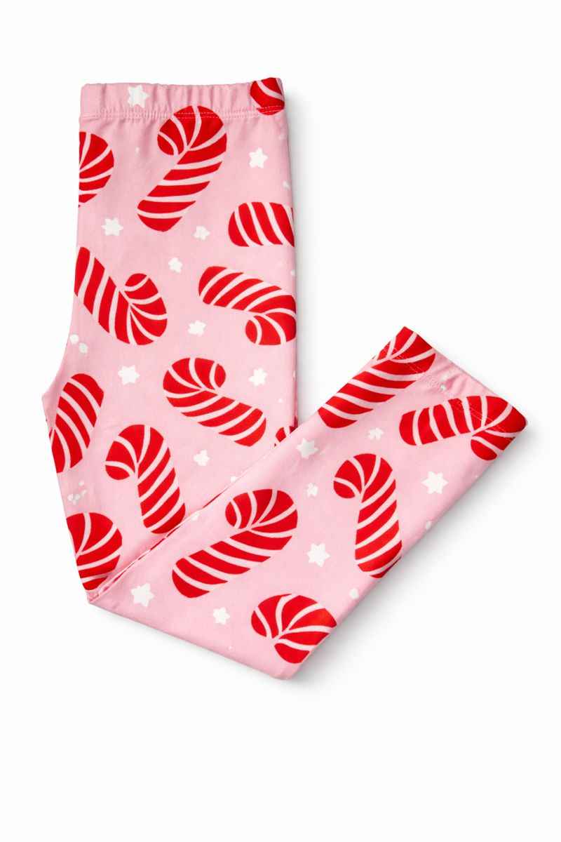 Candy Canes Leggings - Meera's Mini Mavericks