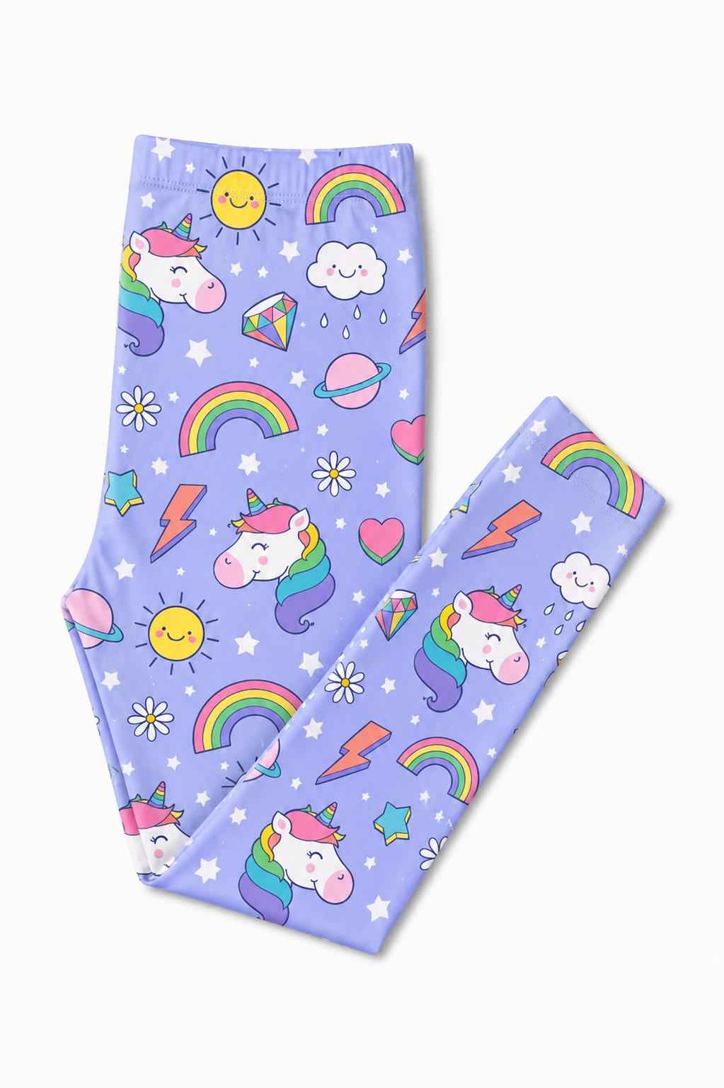 Galactic Unicorns Leggings - Meera's Mini Mavericks
