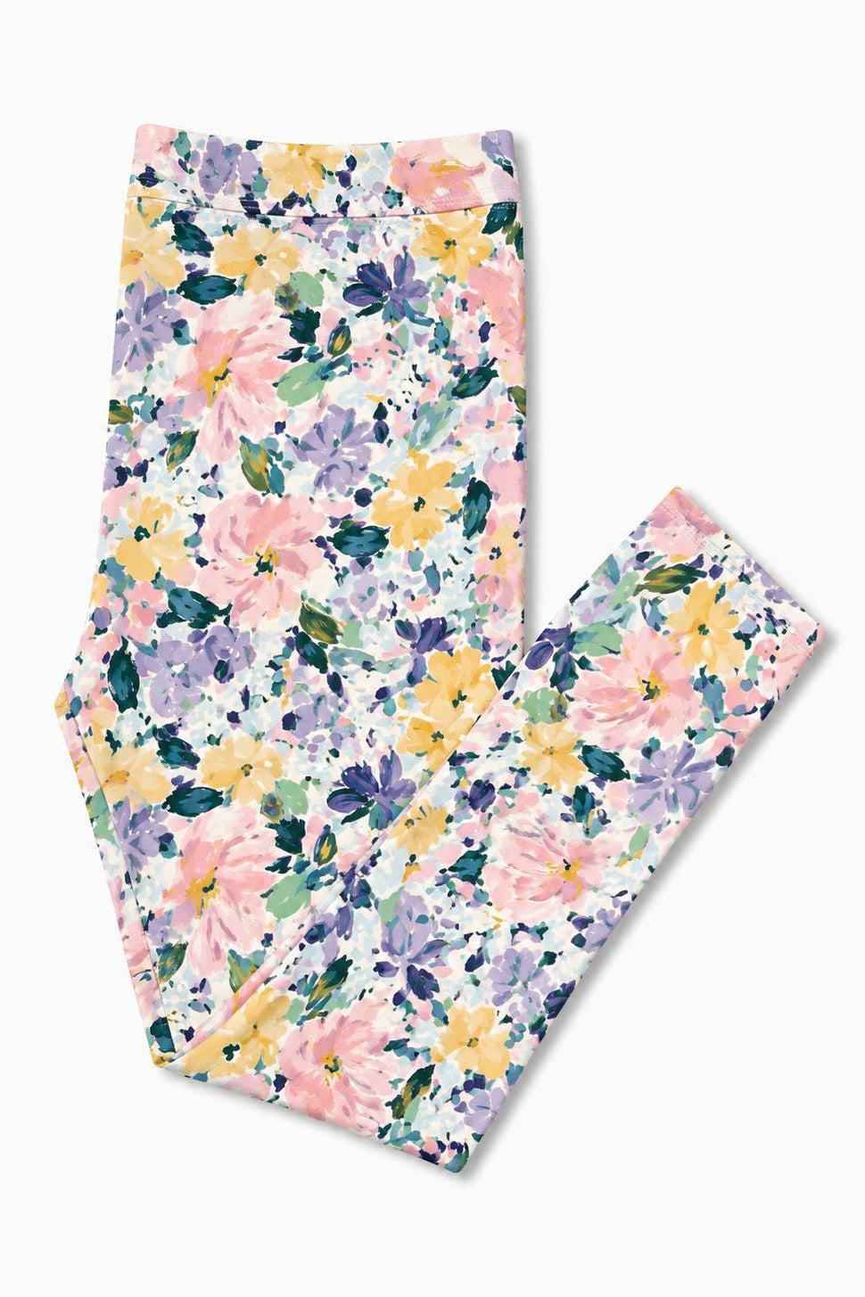 Fall Floral Leggings - Meera's Mini Mavericks