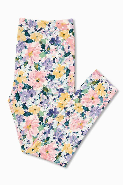 Fall Floral Leggings - Meera's Mini Mavericks