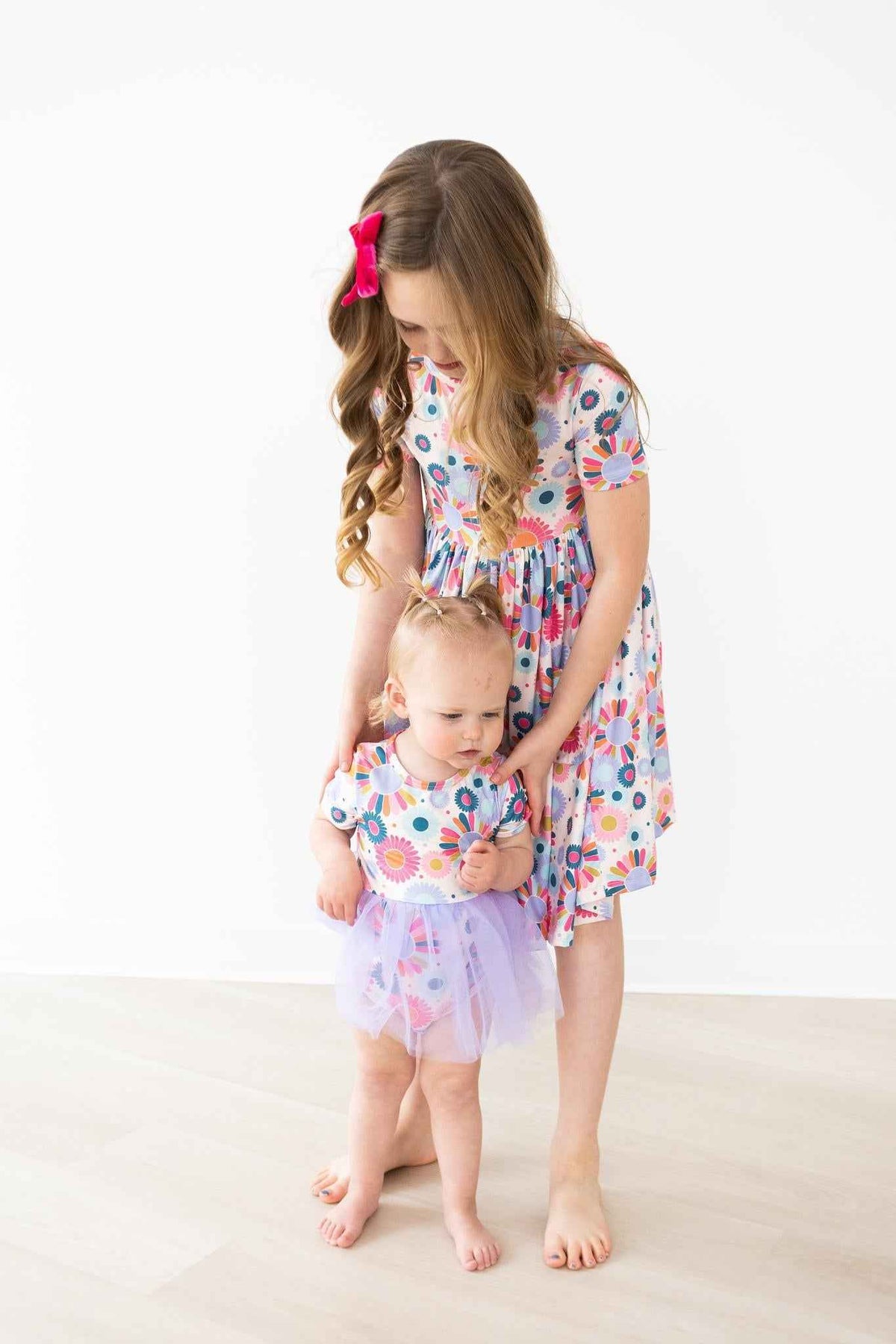 Keep Growing S/S Pocket Twirl Dress - Meera's Mini Mavericks