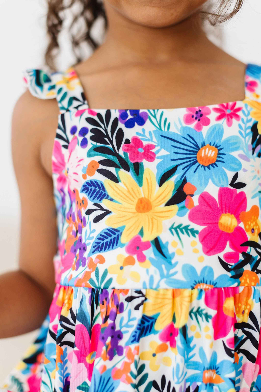 Petal Paradise Ruffle Maxi Dress - Meera's Mini Mavericks