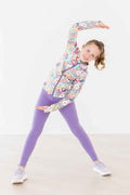 SALE Playful Purple Active Legging - Meera's Mini Mavericks