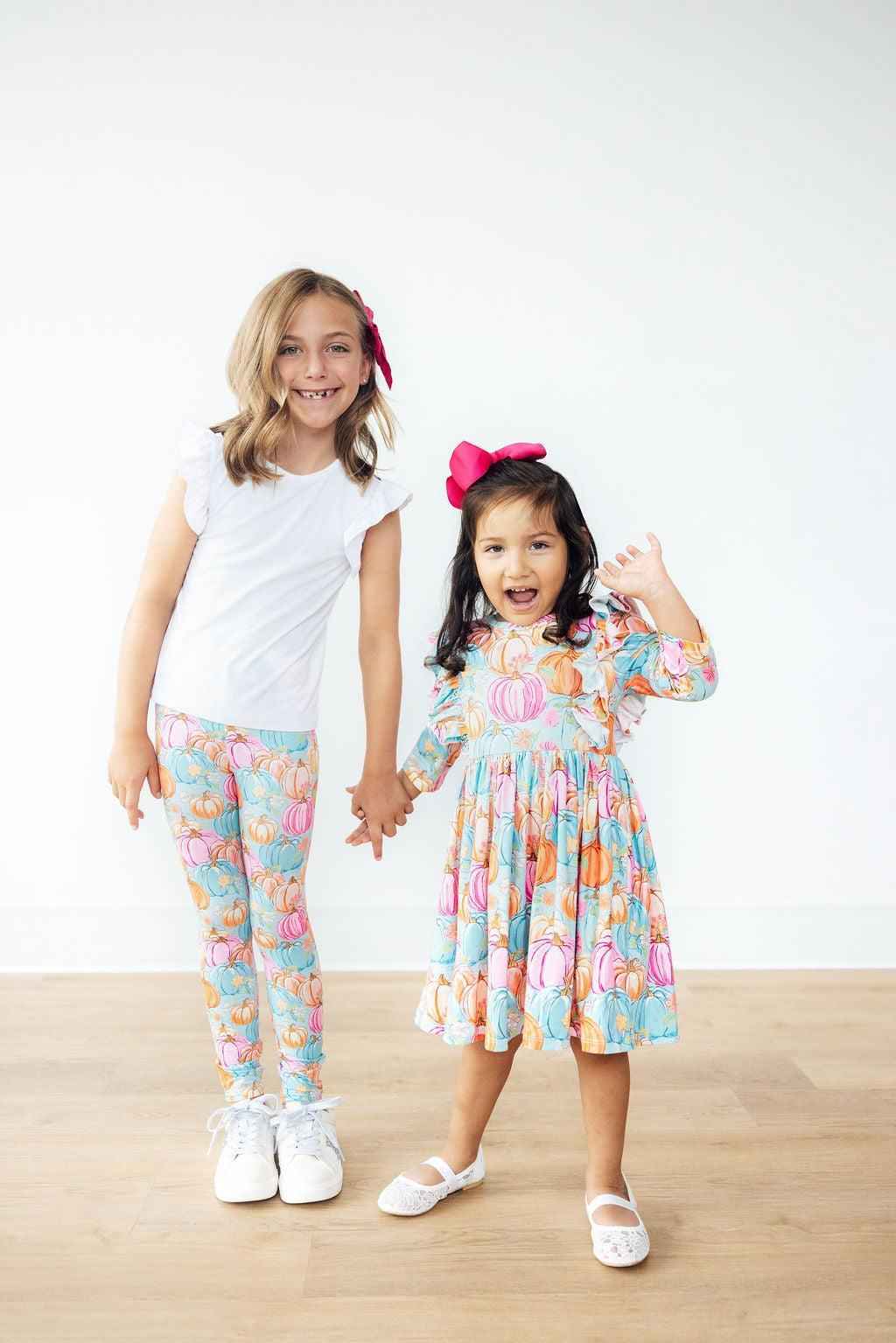Preppy Pumpkins Leggings - Meera's Mini Mavericks