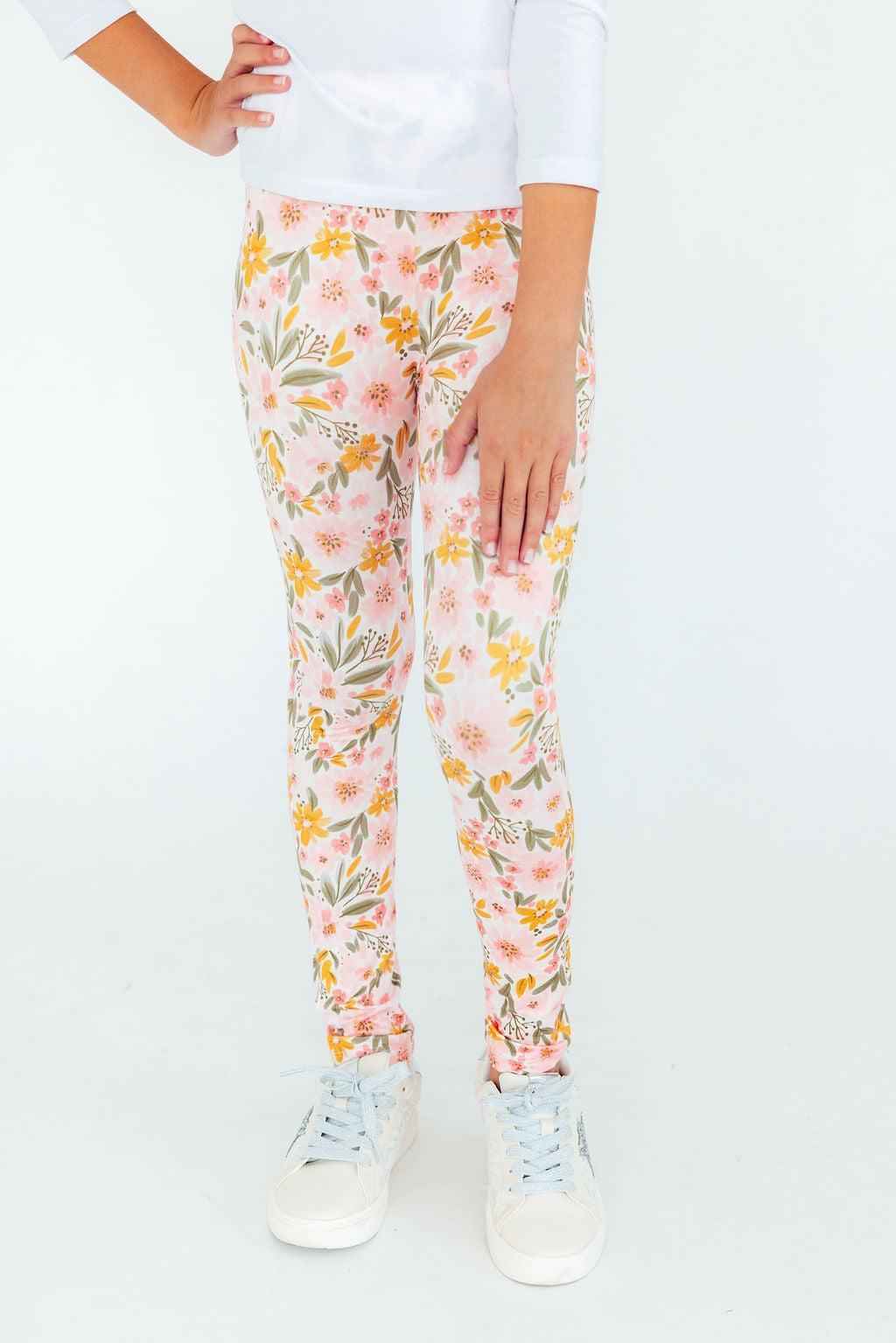 Pretty Peachy Leggings - Meera's Mini Mavericks