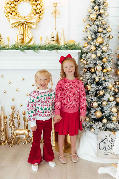 Reindeer Kisses Sweater - Meera's Mini Mavericks