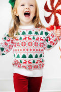 Reindeer Kisses Sweater - Meera's Mini Mavericks