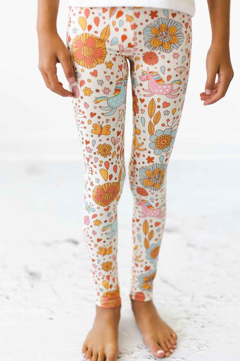 Retro Unicorns Leggings - Meera's Mini Mavericks
