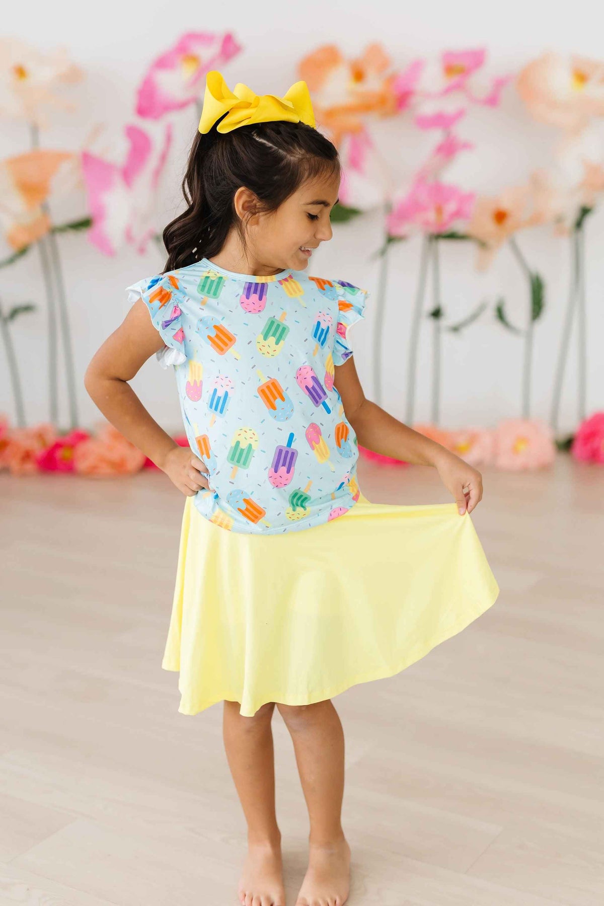 Sweet Treat S/S Ruffle Tee - Meera's Mini Mavericks