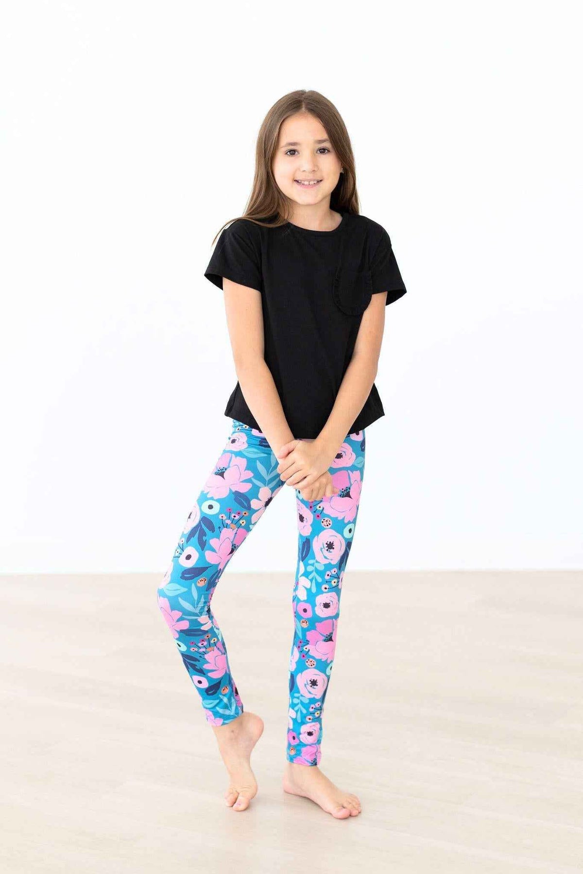 Twirling in Teal Leggings - Meera's Mini Mavericks