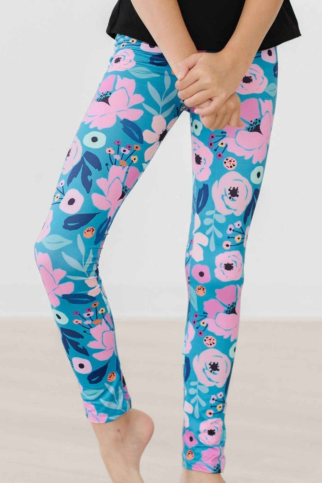 Twirling in Teal Leggings - Meera's Mini Mavericks