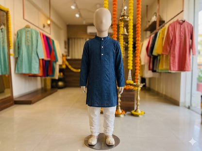 Youth Premium Festive Chikankari 2-Piece Kurta Pyjama Set