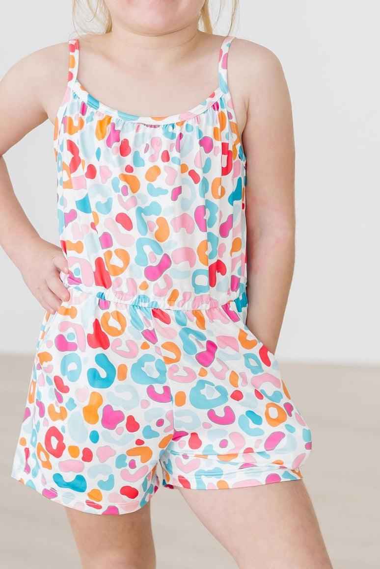 Wild Child Strappy Play Romper - Meera's Mini Mavericks