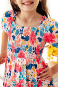 Sunshine Garden Smocked Ruffle Dress - Meera's Mini Mavericks