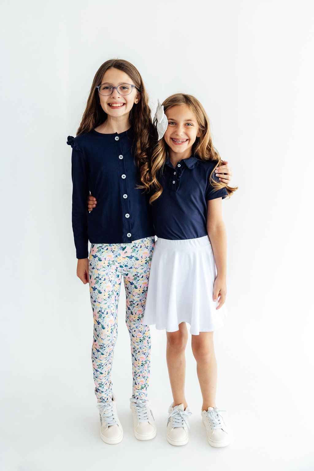 Fall Floral Leggings - Meera's Mini Mavericks