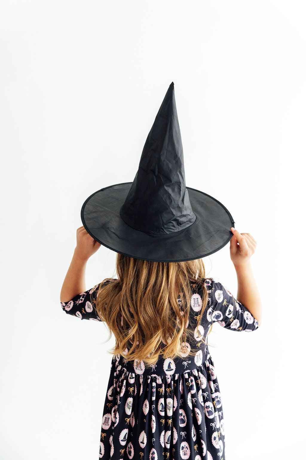 Hocus Pocus 3/4 Sleeve Pocket Twirl Dress