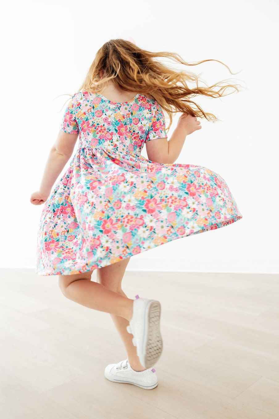 Petal Promises S/S Pocket Twirl Dress