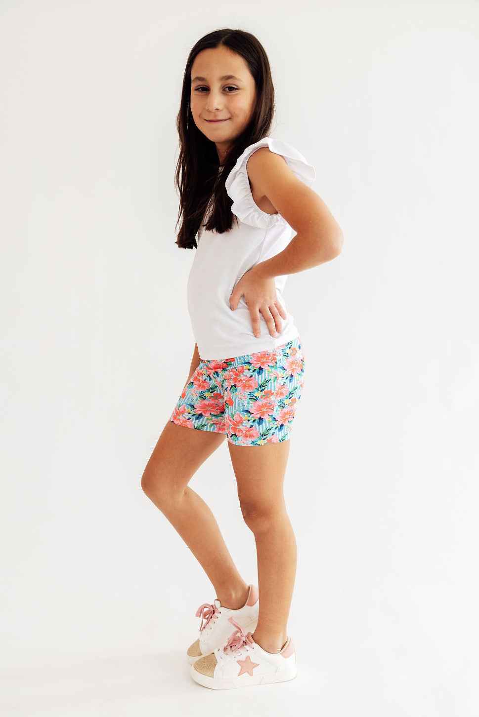 Petals in Paradise Twirl Shorts