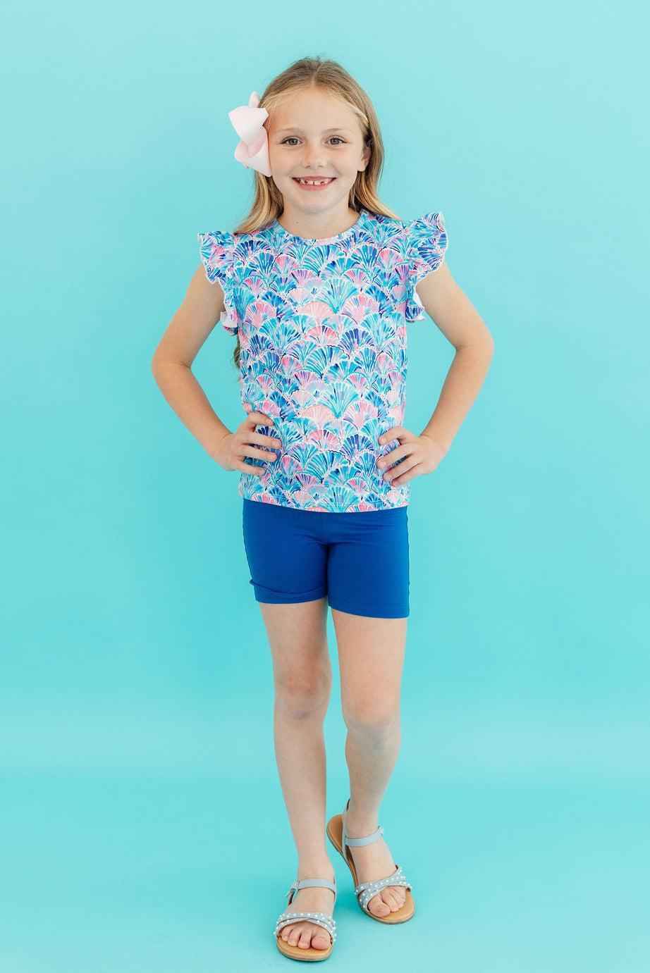 Seaside Shells S/S Ruffle Tee